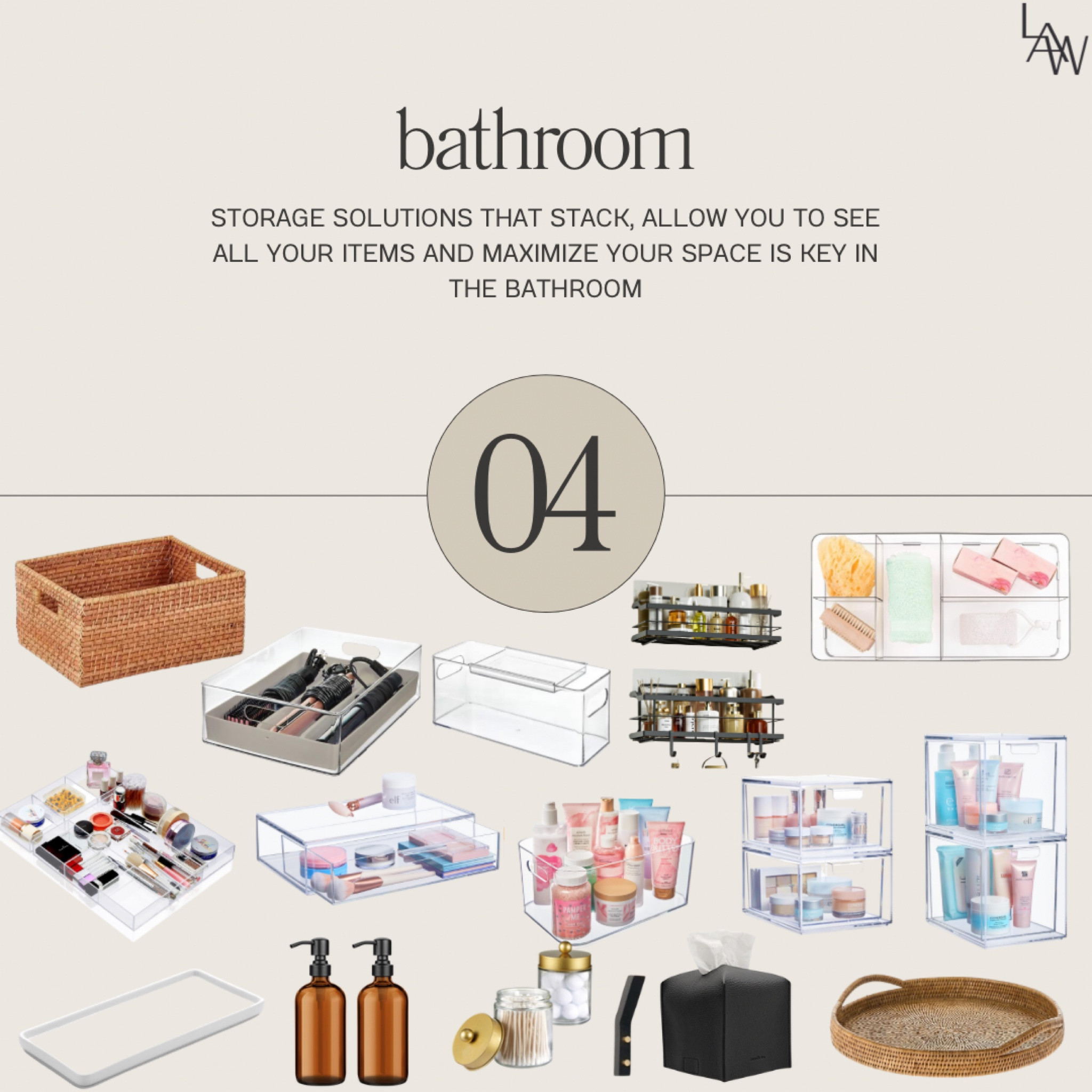 Bathroom Organizationn

#LTKStyleTip #LTKHome #LTKFindsUnder50