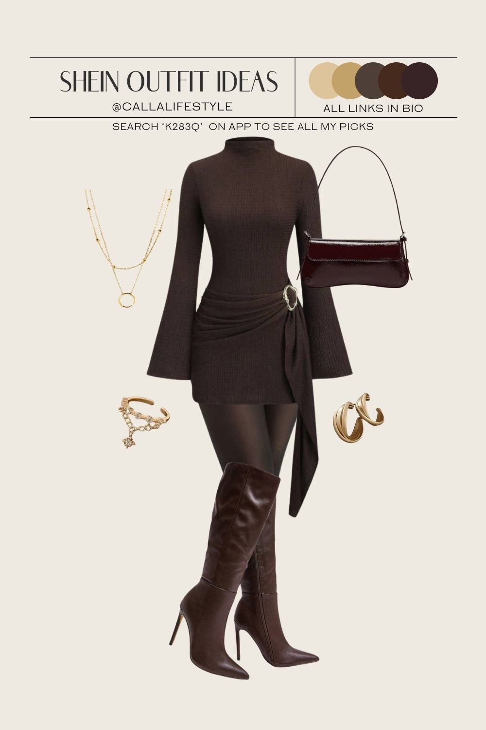 Brown dress 

#LTKootd #LTKdayinmylife #LTKgrwm