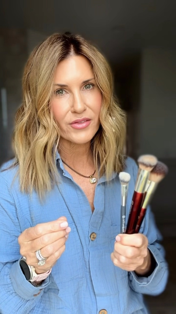 My concealer brush: Angie hot & Flashy A506 use in a patting motion to apply under-eye concealer; Medium contoured foundation brush 115 ideal for liquid or cream foundations—helps maximize coverage; 107 flat brush-multipurpose for precise blush application and blending contour. These are truly the best makeup brushes

#LTKdayinmylife #LTKgrwm #LTKSaleAlert