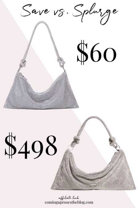 Save vs splurge: Cult Gaia rhinestone handbag! Get the same look for under $60 on Amazon! 

wedding guest // rhinestone purse // 

#LTKstyletip #LTKitbag #LTKunder100