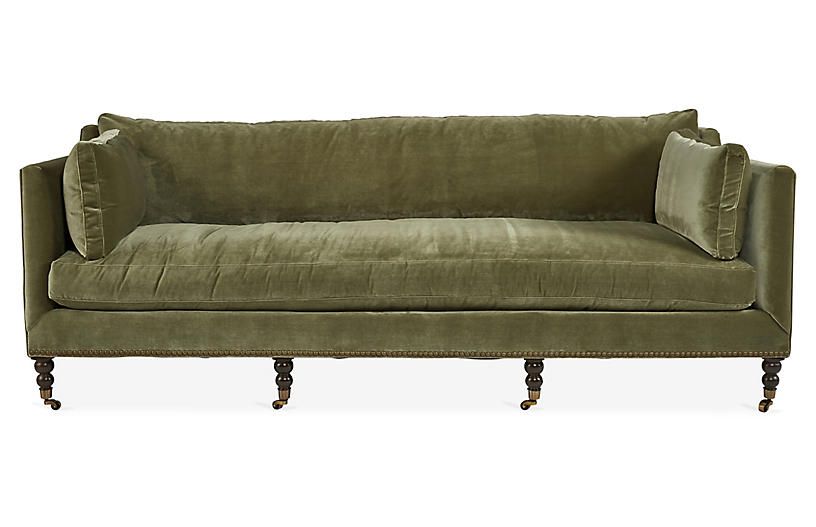 Margot Velvet Sofa | One Kings Lane