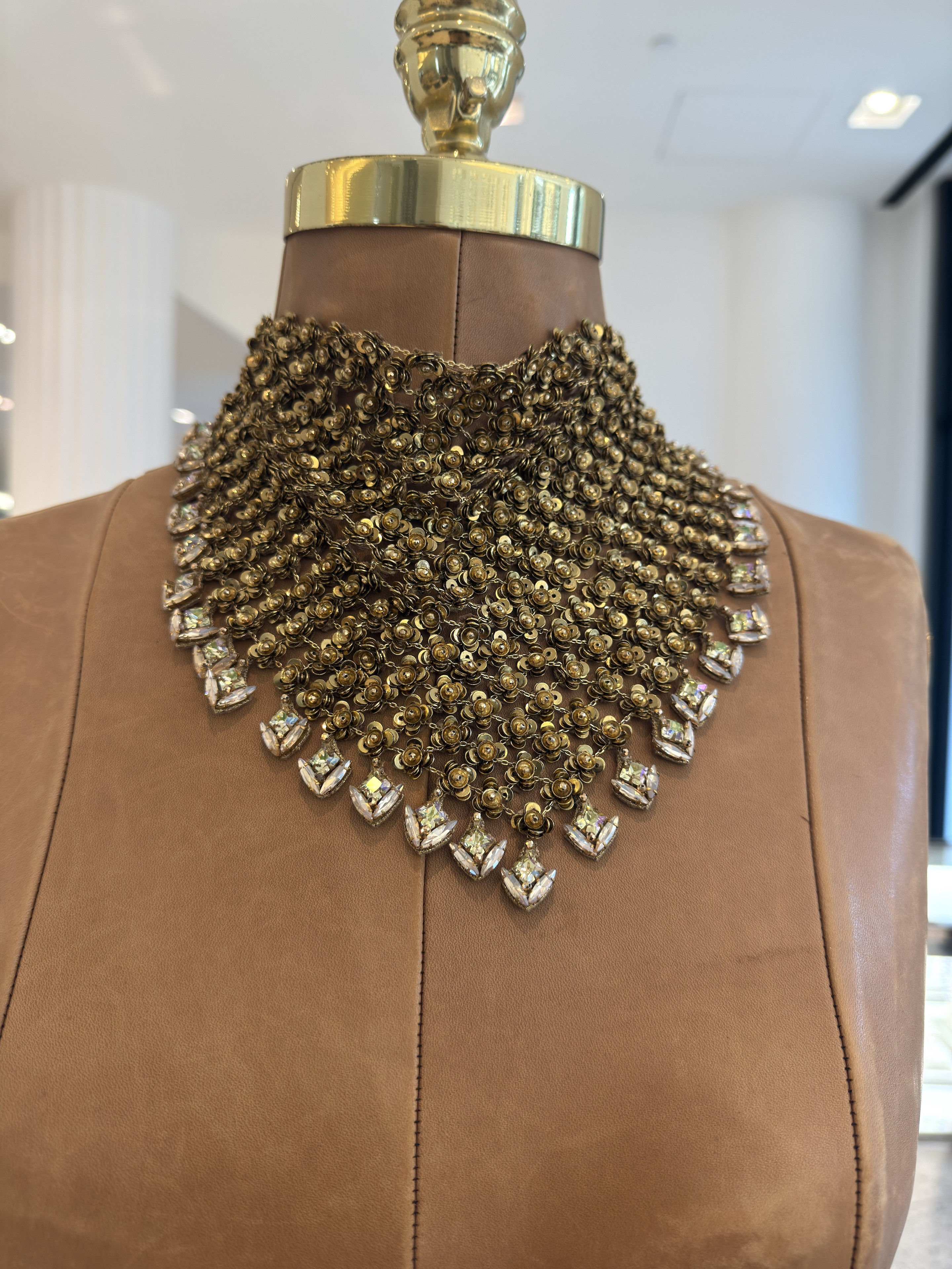 The Statement Necklace That Elevates Even the Simplest Outfit. I saw this out the other day and sadly couldn't find the exact link but I am linking similar ones! #accessories  

 