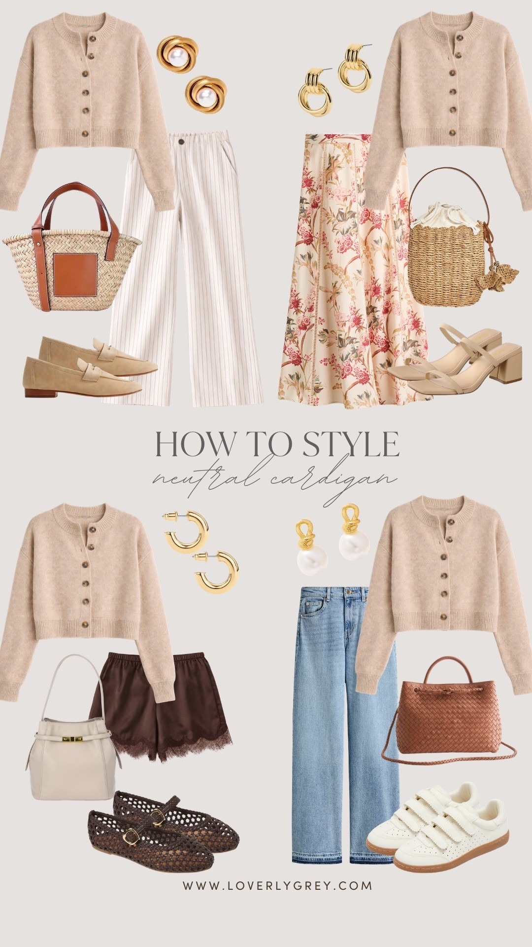 A neutral button cardigan is the perfect piece for spring! You can layer it or wear it alone with so many different options and occasions! This one from quince is my favorite. 

Loverly grey, quince cardigan, neutral spring outfits, affordable spring capsule

#LTKSpringSale #LTKSeasonal #LTKootd