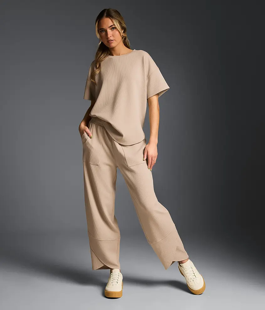 Cropped Straight Pant | Buckle