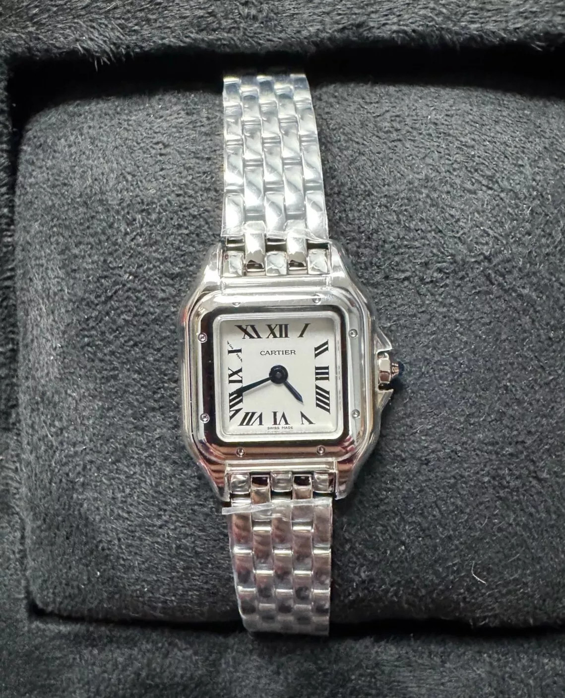 Cartier Panthere Mini White Dial Stainless Steel 2025 with set - WSPN0012 | eBay US