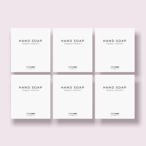 MaisoNovo Waterproof Labels for Plastic Bottles and Amber Glass Soap Dispenser 3.0"x3.4" Margaux ... | Amazon (US)