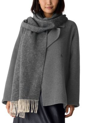 Fringe Trim Wrap Scarf | Bloomingdale's (US)