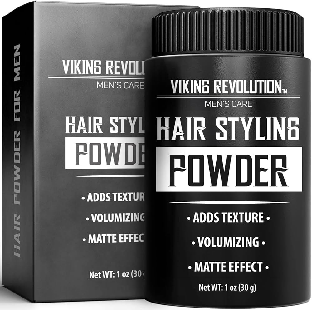 Viking Revolution Hair Styling Powder for Men - Easy to Apply Mattifying & Volumizing Hair Textur... | Amazon (US)