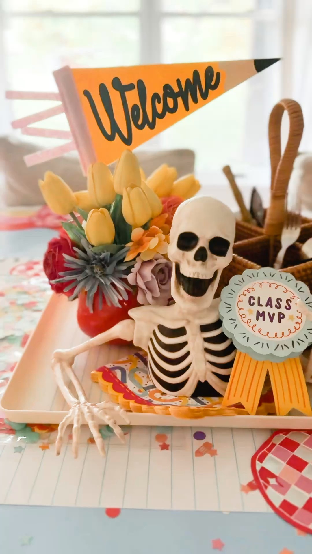 Is it Summer? Is it Fall? Who knows…but we can agree that Mini Skelly is adorable! 😊

#LTKSeasonal #LTKKids #LTKHome