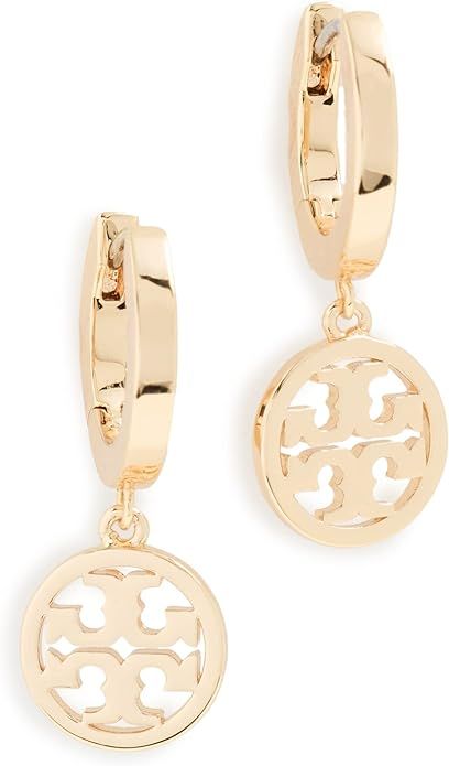 Tory Burch Women's Miller Huggie Hoop Earrings | Amazon (US)