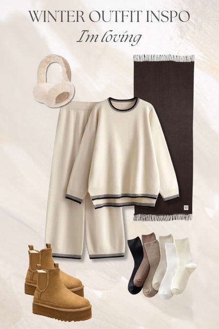 Winter cozy outfit inspo! This Amazon set is SO CUTE!

#LTKfindsunder50 #LTKstyletip #LTKSeasonal