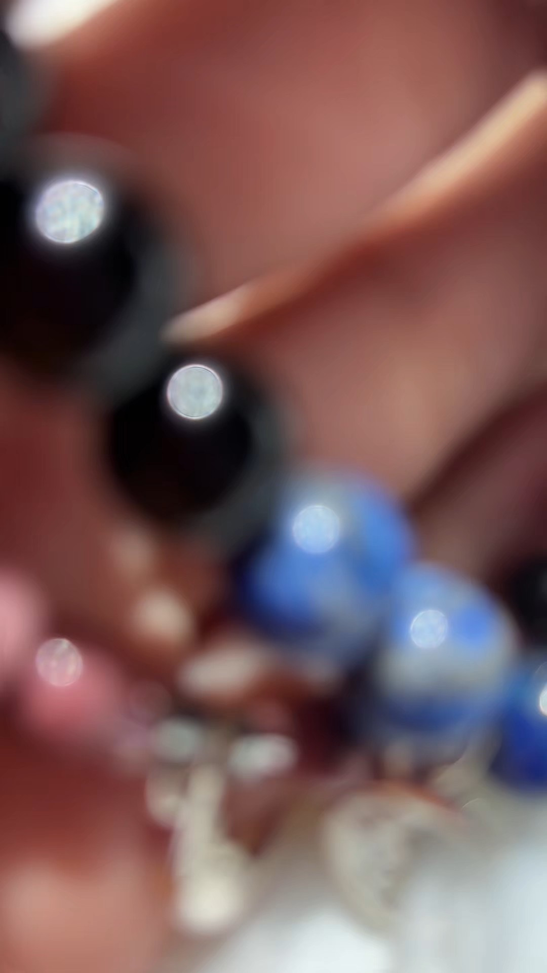 His and hers 💙 #crystaljewelry #crystalbracelets #spiritualjewelry #witchyvibes