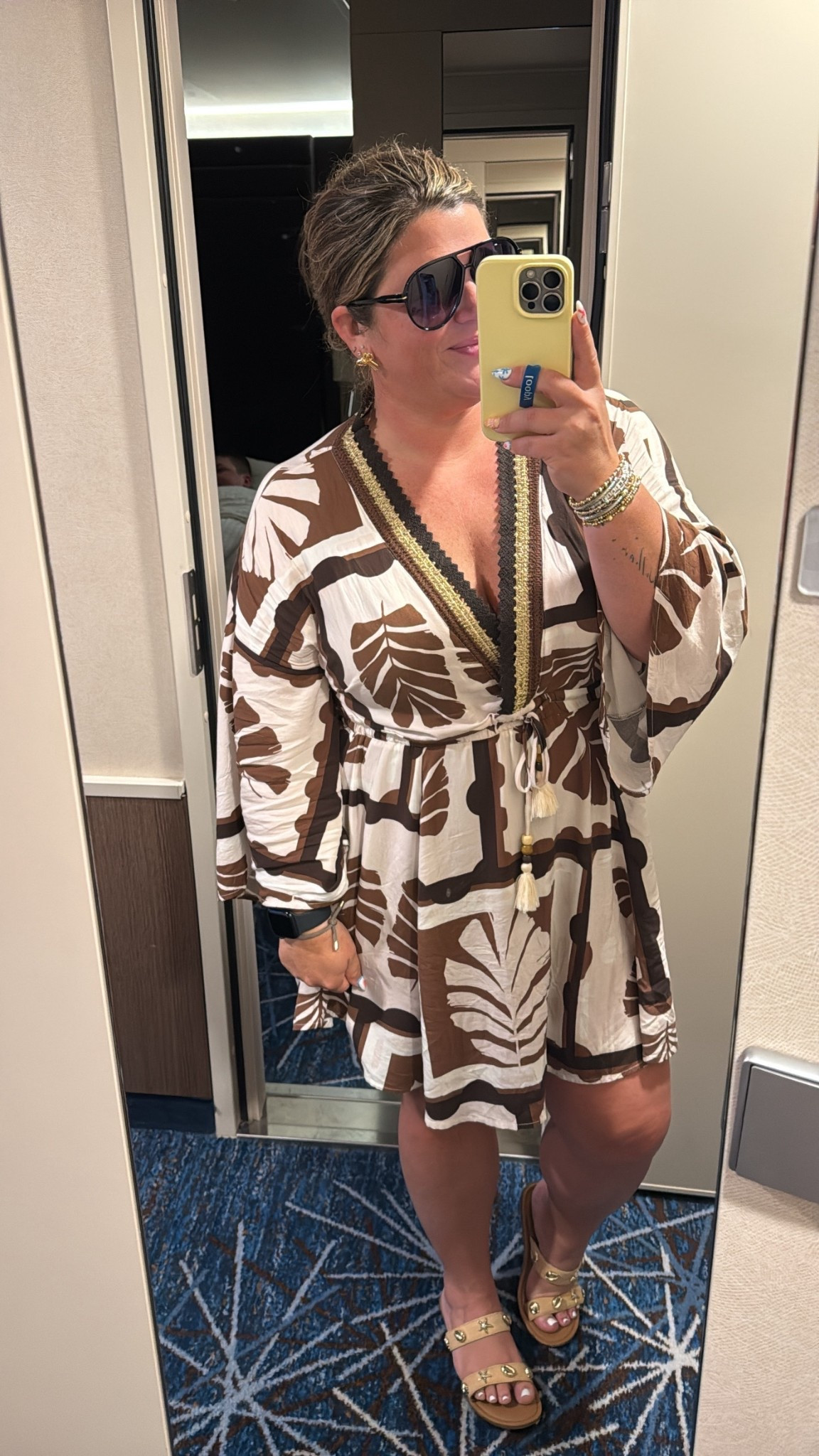 Swim and cover up are a 10/10 and fully stocked. 
Sunglasses -Amazon -on sale 
Earrings-Amazon 
Linked similar sandals from Target 


#LTKSwim #LTKMidsize #LTKTravel
