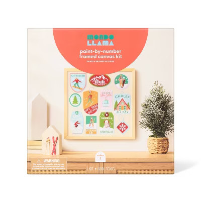 Christmas Craft Ski Paint by Number Kit - Mondo Llama™ | Target