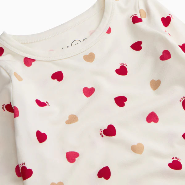 Love Heart Pajama Set | Baby Mori (US)