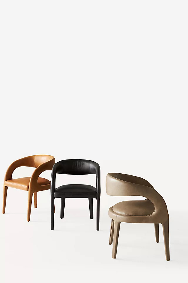 Leather Hagen Dining Chair | Anthropologie (US)