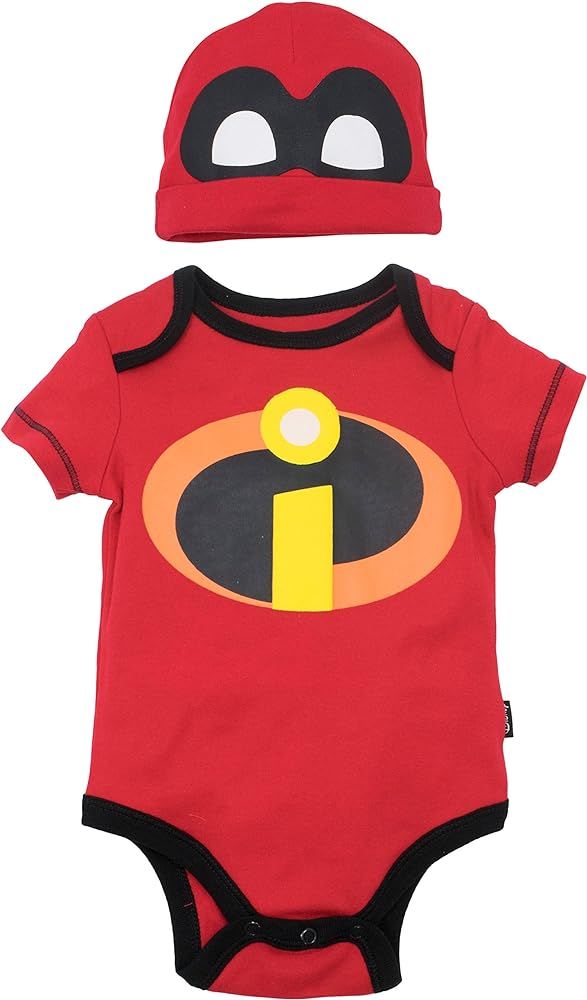 Disney Baby Bodysuit with Hat: Toy Story, Pooh, Incredibles, Monsters & Mickey | Amazon (US)