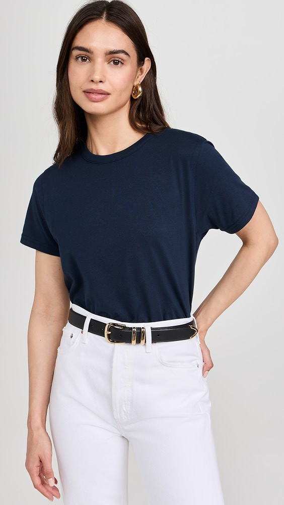 The Iconically Soft Perfect Tee in Navy | Shopbop