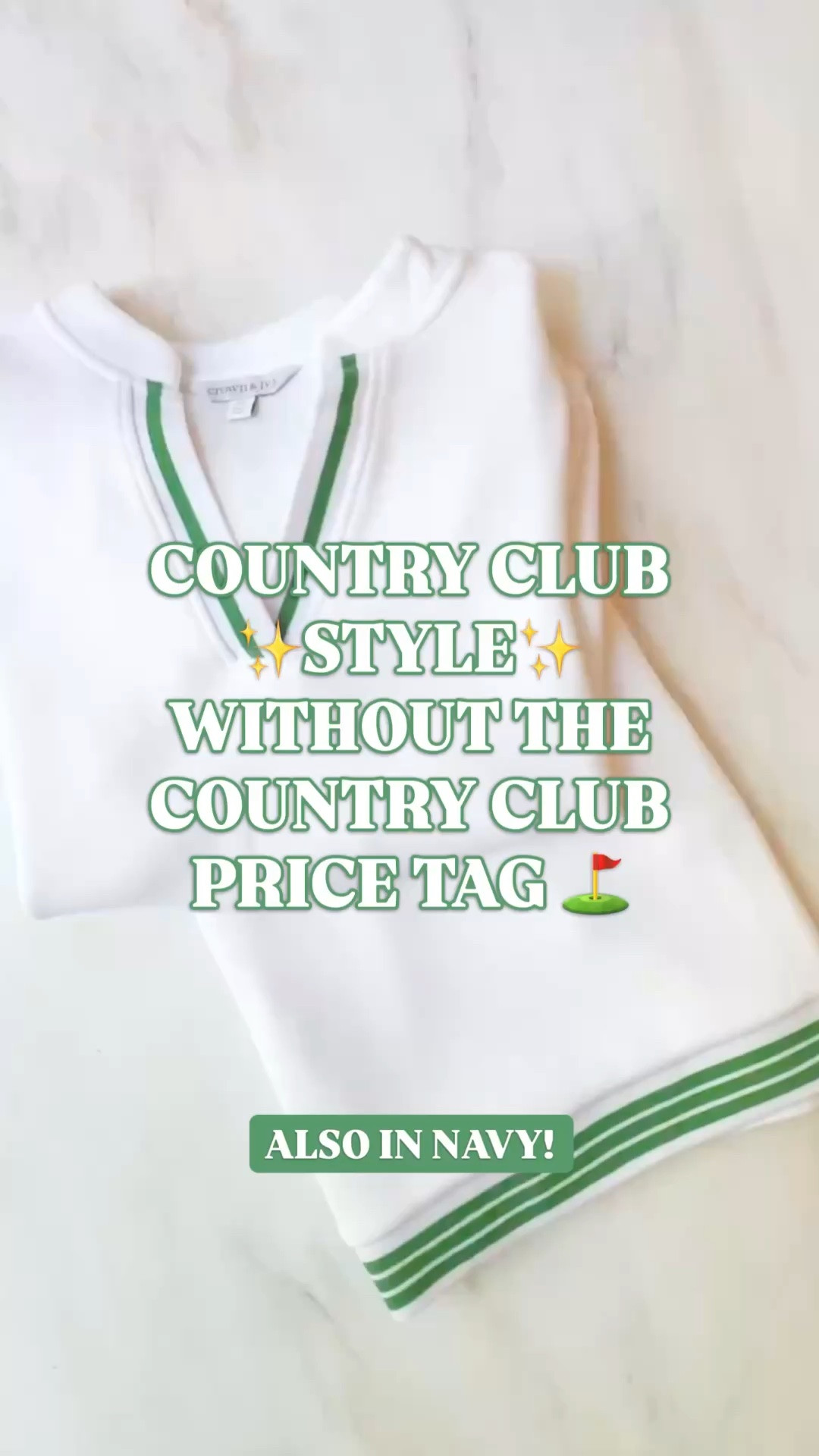 Belk sporty skort set, country club outfit, tennis outfit, golf outfit, preppy matching set

Country club style without the country club price tag is exactly the assignment here.

This Crown & Ivy set is giving crisp white-and-green sporty prep in the best way: contrast trim, collared puff sleeve top, matching skort, and polished little stripe details. 

The material feels really great quality, and the skort has shorts attached underneath. Coffee runs, errands, brunch, casual lunch, travel days, resort mornings, beach-town shopping, golf cart rides, tennis-adjacent plans, or pickleball days. 

It also comes in navy, and it is part of Belk’s buy 1, get 2 free sale right now. The top and skort are sold separately, so you can mix and match sizing to get your best fit. Yes, you can mix and match for the sale too.

This is for the woman who loves preppy style, country club style, sporty chic outfits, golf outfits, tennis outfits, skort sets, matching sets, elevated athleisure, and polished casual outfits that look expensive without the expensive outfit math.

Belk finds, Crown and Ivy set, sporty knit set, skort set women, matching set women, two piece set women, white skort set, green and white outfit, country club outfit, country club style, tennis outfit women, golf outfit women, pickleball outfit women, preppy skort set, sporty preppy outfit, elevated athleisure, summer outfit women, vacation outfit women, resort outfit women, Palm Beach style, off court chic, polished casual outfit, buy 1 get 2 free sale

#LTKFindsUnder50 #TwoPieceSet #BelkFinds #PreppyStyle #CountryClubStyle #TennisOutfit #GolfOutfit #MatchingSet #SkortSet

#LTKActive #LTKSaleAlert #LTKTravel