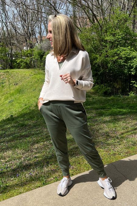 These Athleta joggers have become my favorite. Just got this olive pair in and they’re fantastic 

Use LISAXSPANX on my top. I’m in a small and LOVE it 

#LTKsalealert #LTKover40 #LTKfindsunder50