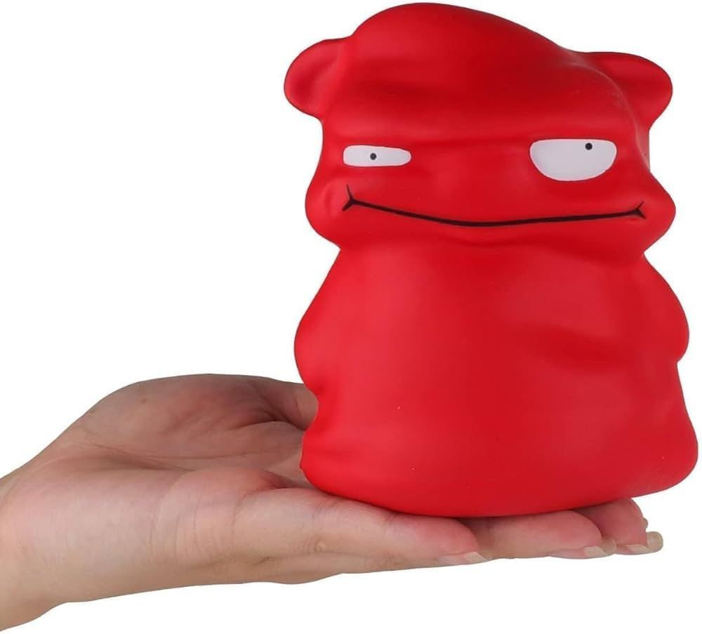 Anboor 4.7 Inch Squishies Toy Red Small Monster Squishys Animals,Slow Rising Funny Squeeze Stress... | Amazon (US)