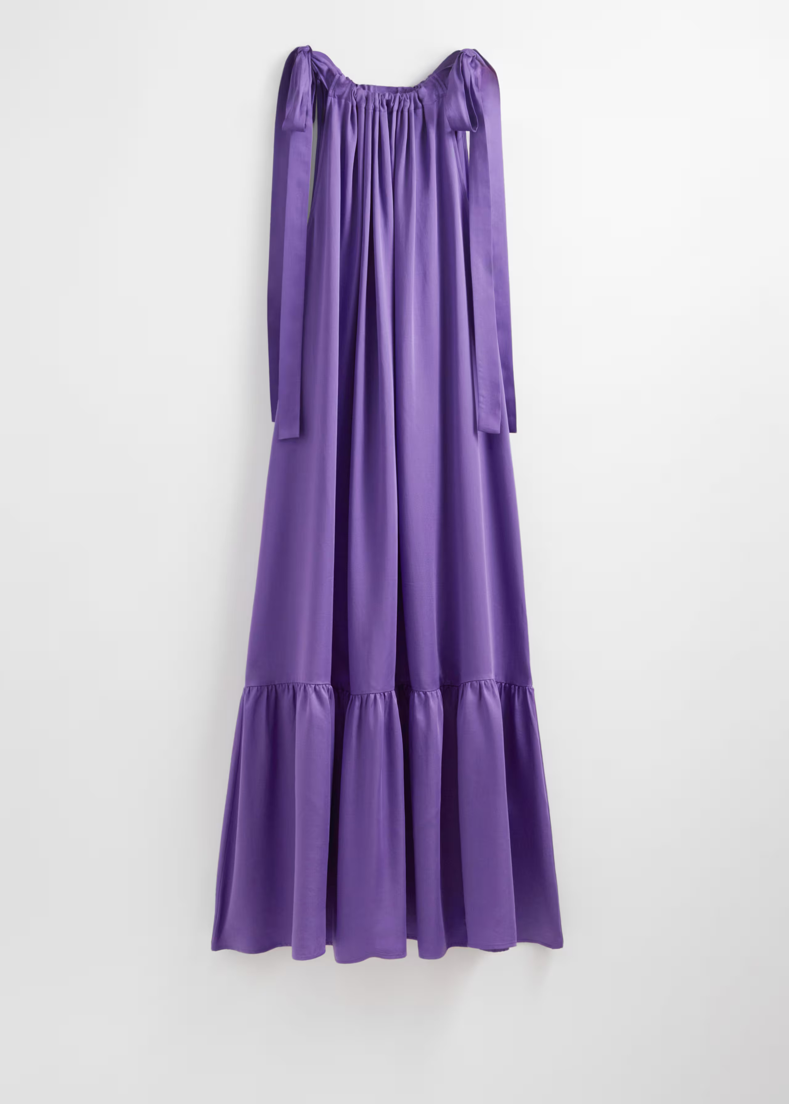 Gathered Sleeveless Midi Dress - Lilac - & Other Stories NL | & Other Stories EU