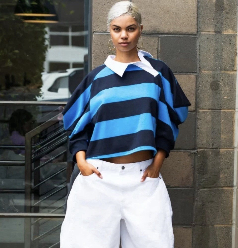 KBB by KAHLANA Women's 'The Striped Crewneck T-Shirt' - Navy Blue XS | eBay | eBay US