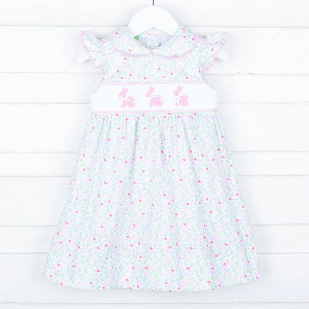 Bow Bunny Smocked Floral Collared Dress | Classic Whimsy