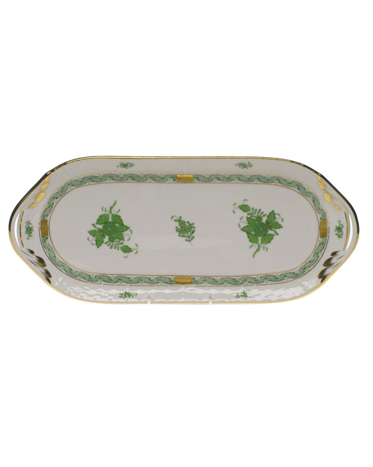 Chinese Bouquet Green Sandwich Tray | Neiman Marcus