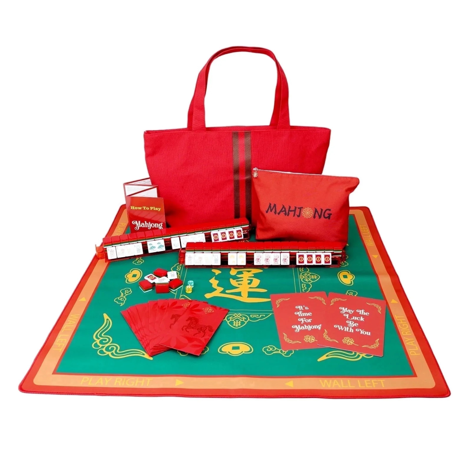 Mahjong set Lucky Premium tile game by Mad About Mahj | Walmart (US)