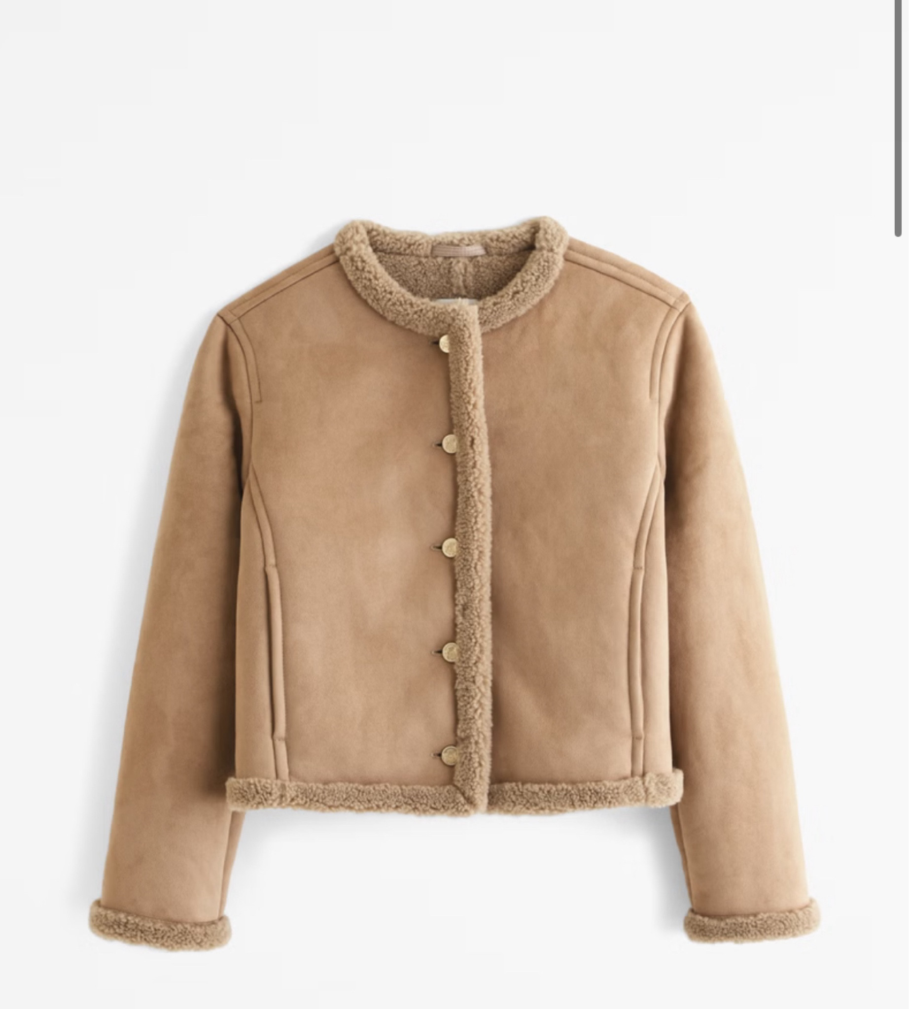 Shearling reversible fleece coat 

#LTKStyleTip #LTKSeasonal