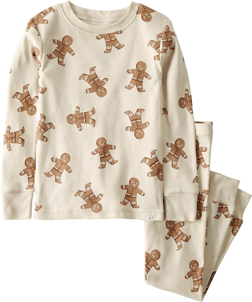 little planet by carter's Baby 2-Piece Pajamas Made with Organic Cotton, Gingerbread | Amazon (US)