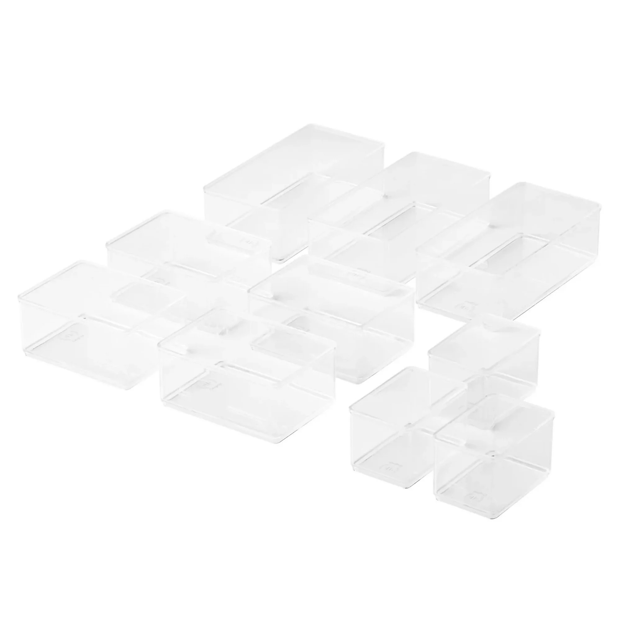 The Home Edit 10-Piece Clear Plastic Modular Bath Edit | Walmart (US)