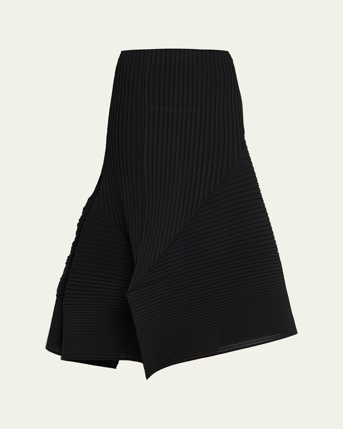 Fold Pleats Asymmetric Midi Skirt | Bergdorf Goodman