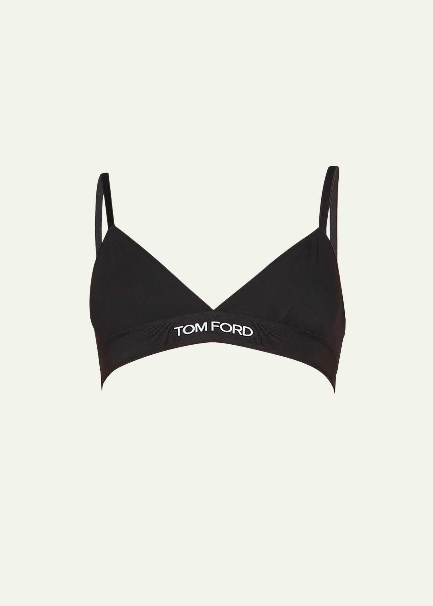 Contrast Logo-Band Bra | Bergdorf Goodman
