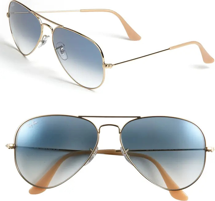 Ray-Ban Standard Original 58mm Aviator Sunglasses | Nordstrom | Nordstrom