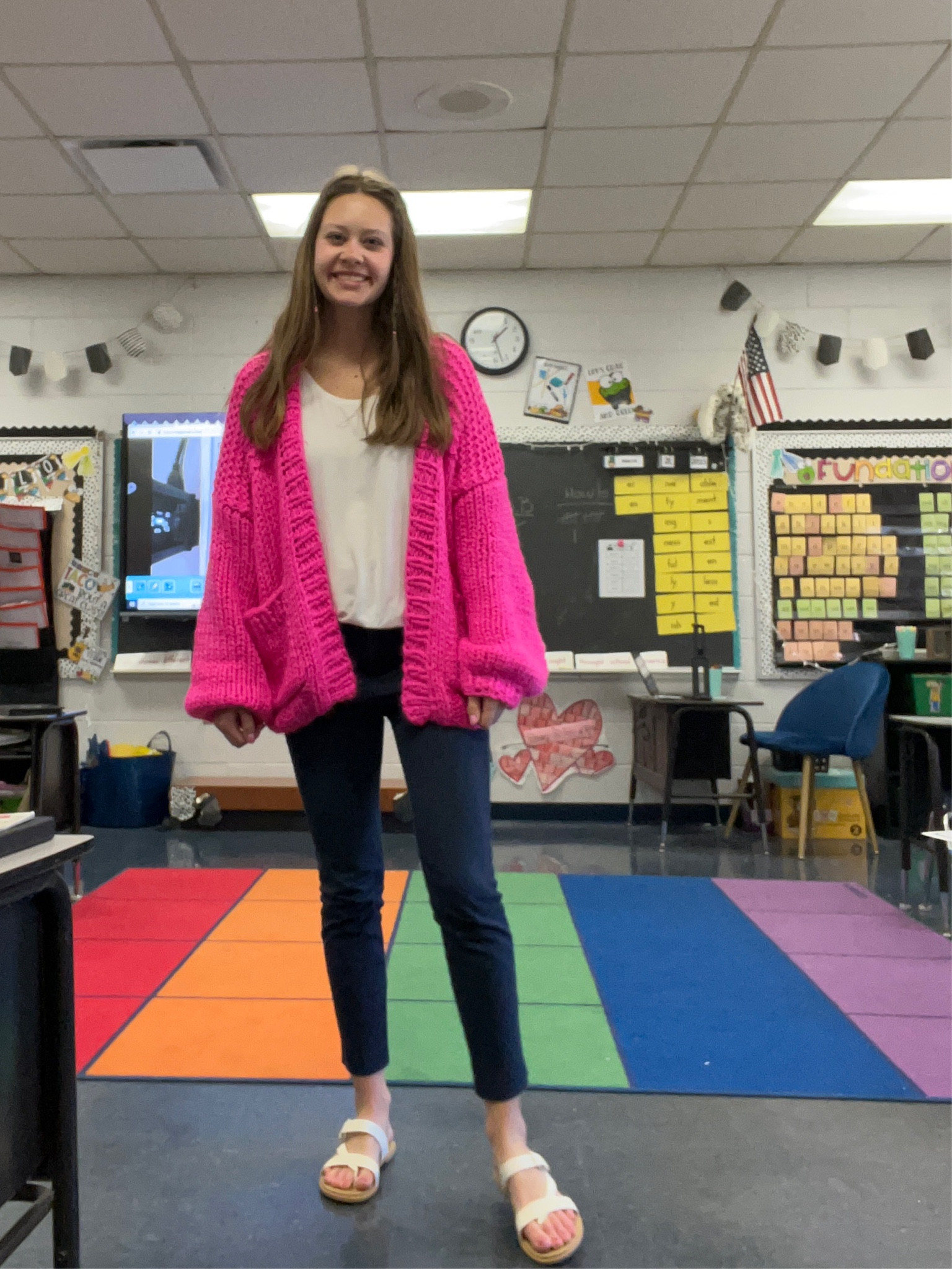 Todays work OOTD! 😍 I’m obsessed with this pink cardigan! I’m wearing a S/M. Use my code SM20 for 20% off Petal & Pup!!

#LTKstyletip #LTKfit #LTKworkwear