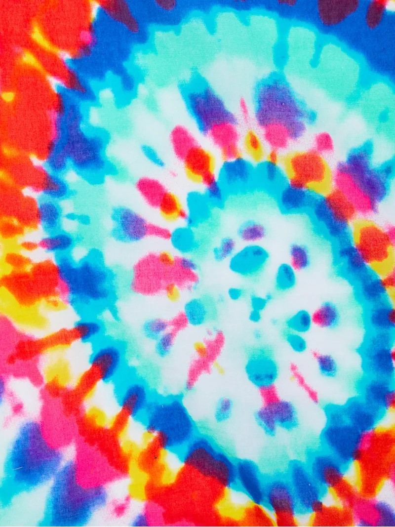 Time and Tru Women's Tie Dye Bandana, Multi-Color | Walmart (US)