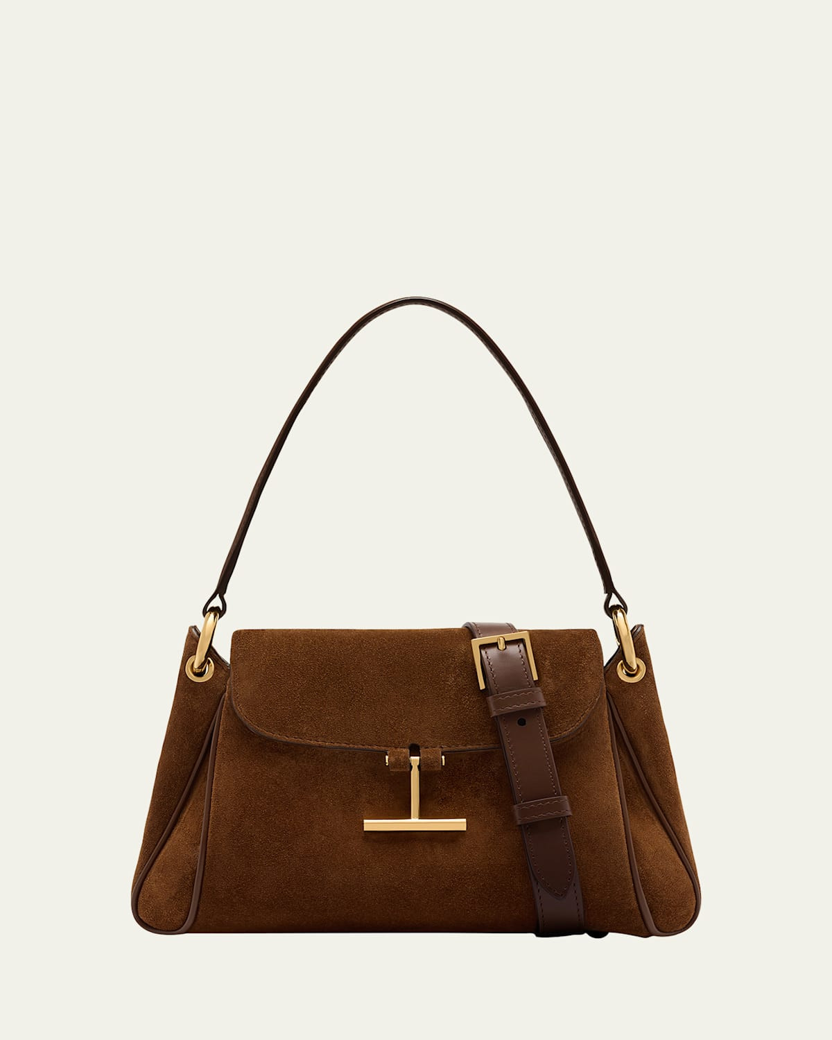 Tara Small Shoulder Bag in Suede | Bergdorf Goodman