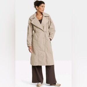 Women's Trench Coat All In Motion Tan Size M NWT | Poshmark