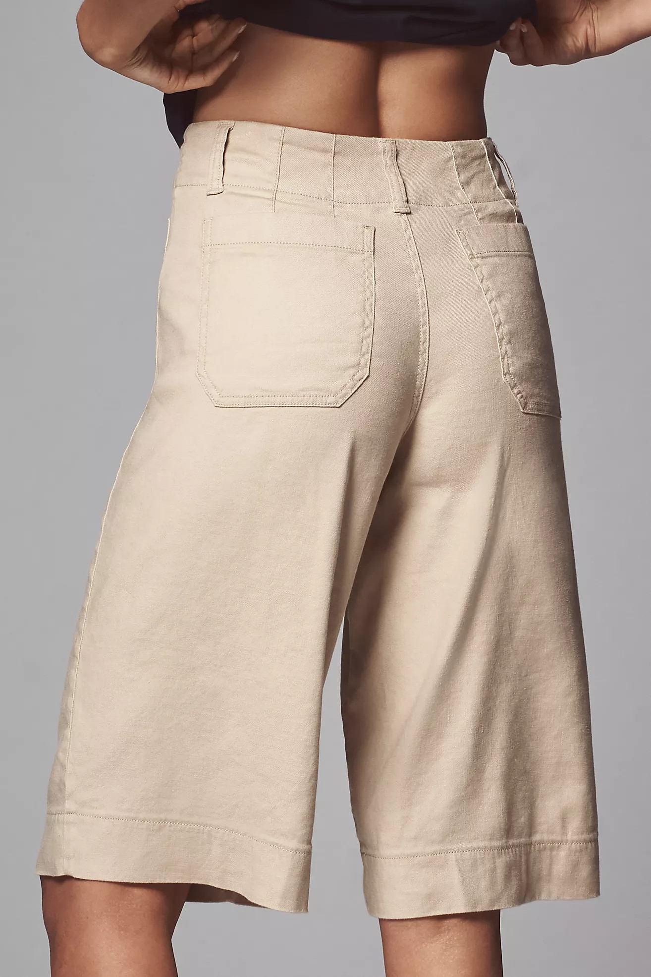 The Colette Longline Shorts by Maeve: Linen Edition | Anthropologie (US)