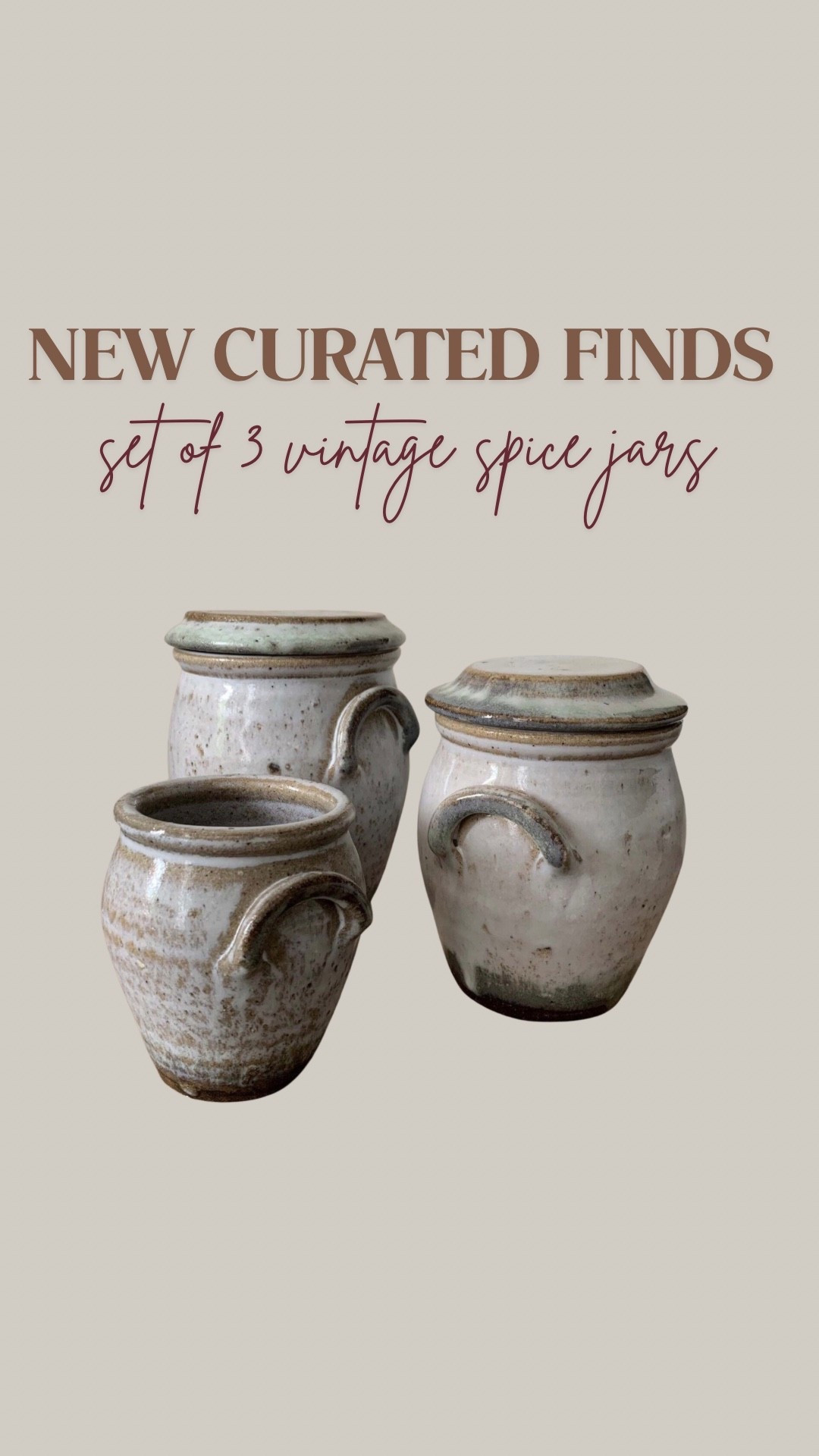 Set of 3 spice jars!!!! 

#LTKSaleAlert #LTKHome #LTKOver40