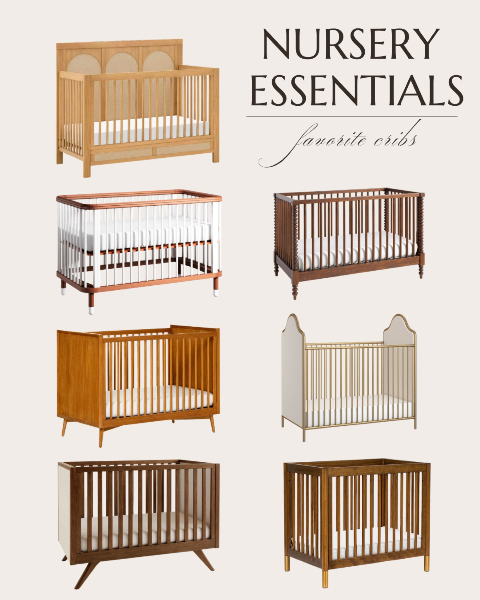 My favorite cribs for our baby nursery #nursery #cribs #babycribs 

#LTKbump #LTKbaby