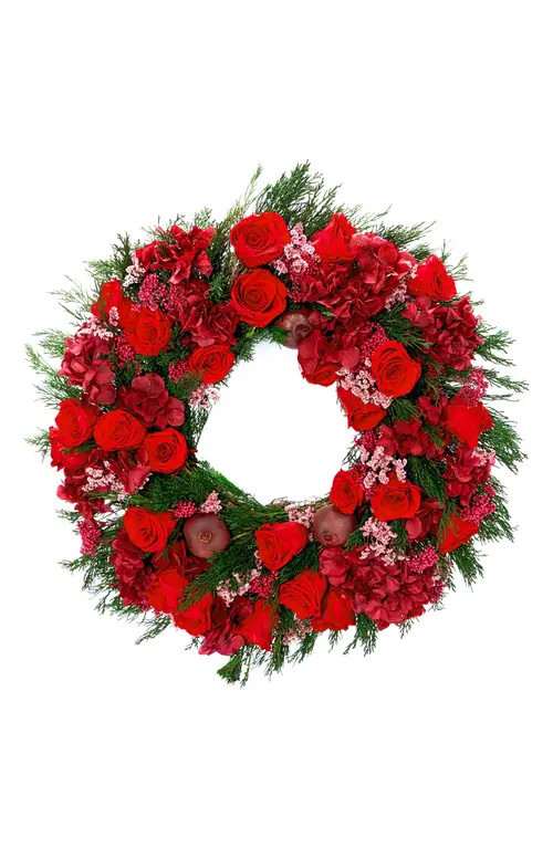 Venus ET Fleur L’Étoile Grand Rouge Wreath in Red at Nordstrom | Nordstrom