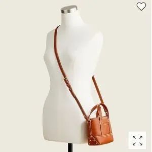 J. CREW Leather Mini Montauk Tote Bag New | Poshmark