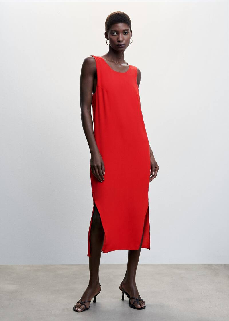 Enges Kleid mit U-Ausschnitt hinten | MANGO (DE)