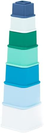Bella Tunno Happy Stacks - Baby Stacking Cups, Montessori Silicone Baby Toys for Playtime and Dev... | Amazon (US)