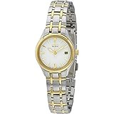 Citizen Eco-Drive Corso Quartz Womens Watch, Stainless Steel, Classic, Two-Tone (Model: EW1264-50A) | Amazon (US)