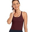 HeyNuts Longline Zeal Bras Medium Impact Wirefree Sports Bras Workout Tank Tops with Removable Pa... | Amazon (US)