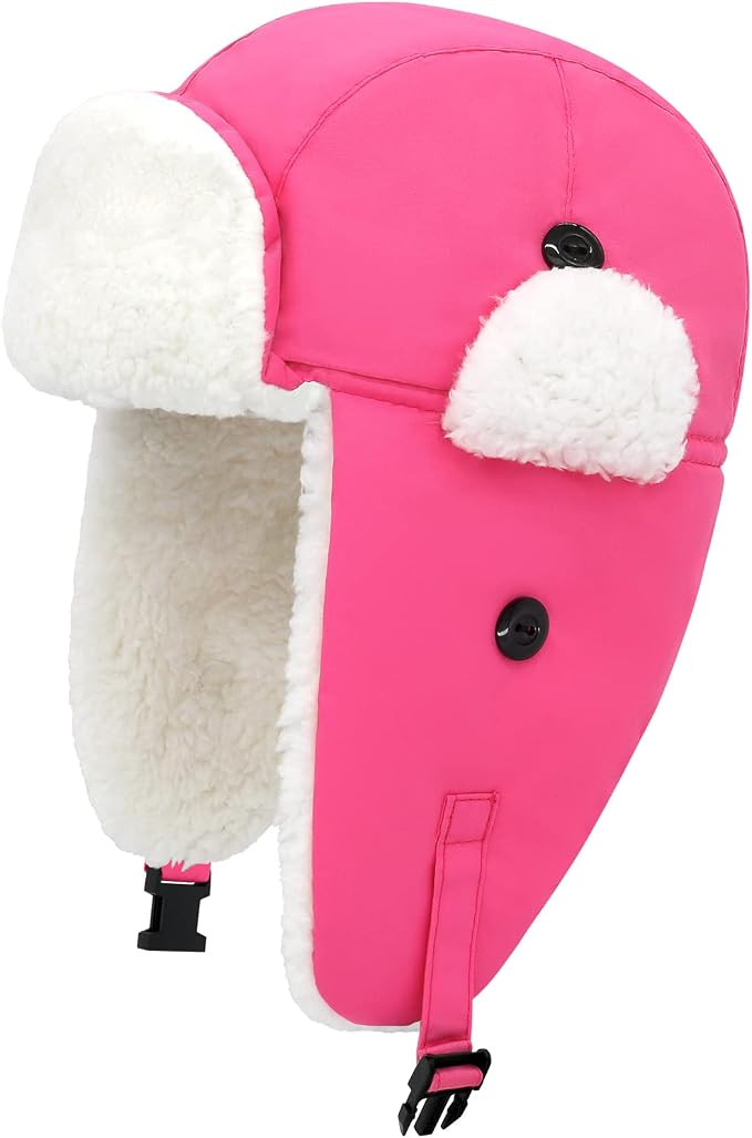 Sarfel Toddler Winter Hat Baby Winter Hat Waterproof Infant Kids Snow Hats Warm Fleece Toddler Tr... | Amazon (US)